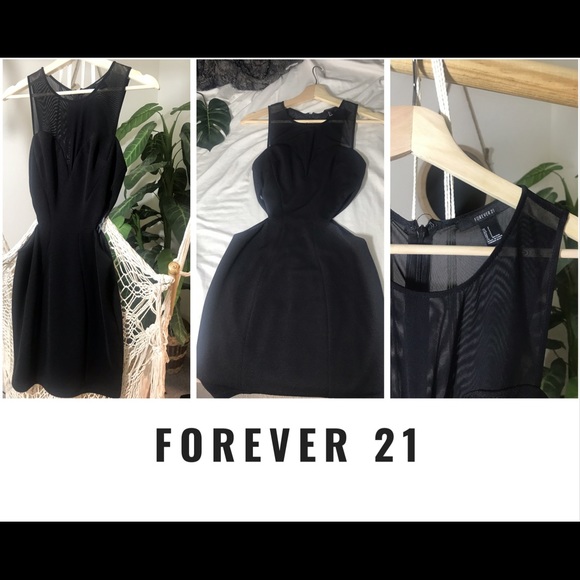 Forever 21 Dresses & Skirts - FORVER 21 Cocktail Club Dress w/ Cut Outs